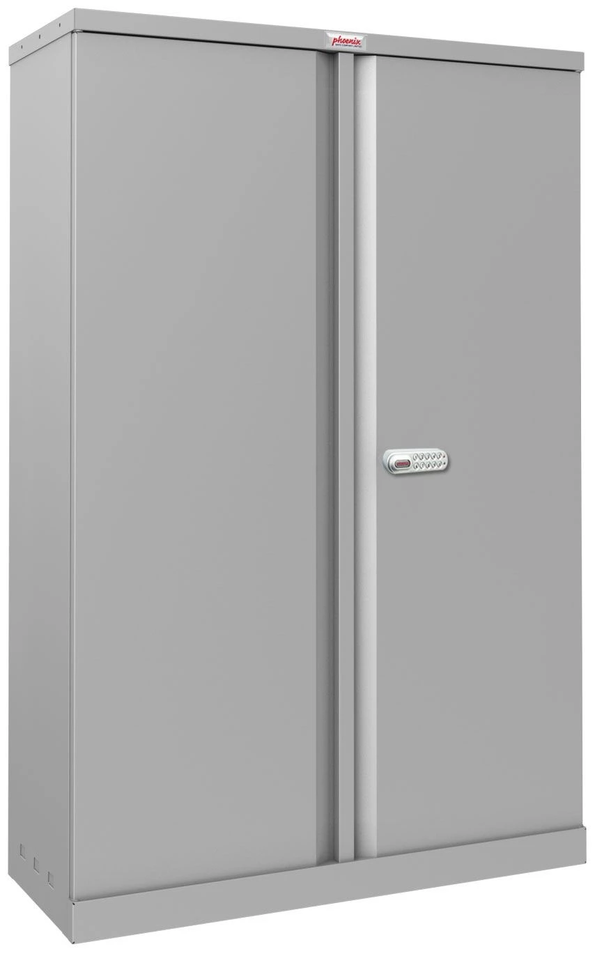 Phoenix SCL Series Steel Storage Cupboards - 2 Door 3 Shelf With Electronic Lock 3 Phoenix SCL Series Steel Storage Cupboards - 2 Door 3 Shelf With Electronic Lock