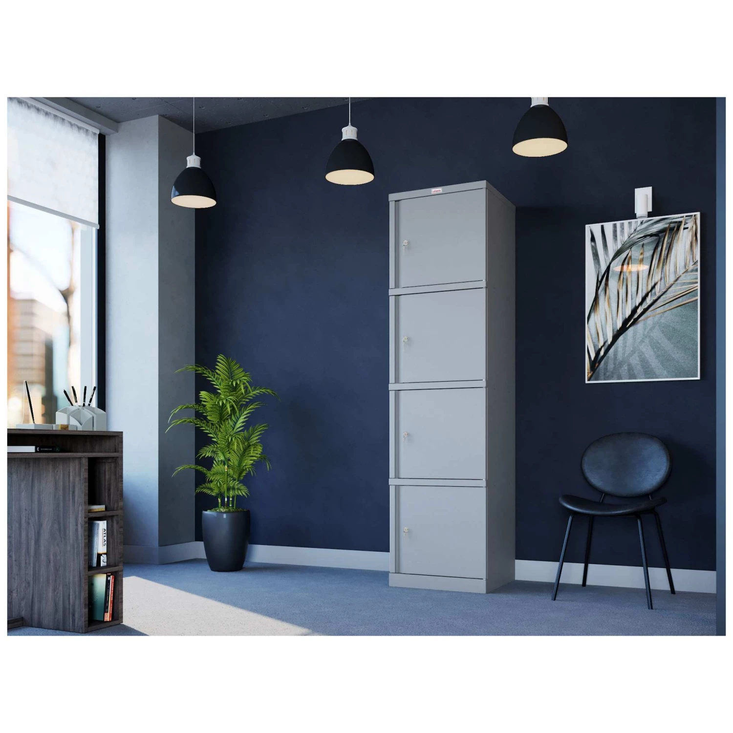 Phoenix SC Series Steel Storage Cupboards - 4 Door Cupboard With Key Lock 7 Phoenix SC Series Steel Storage Cupboards - 4 Door Cupboard With Key Lock - Image 5