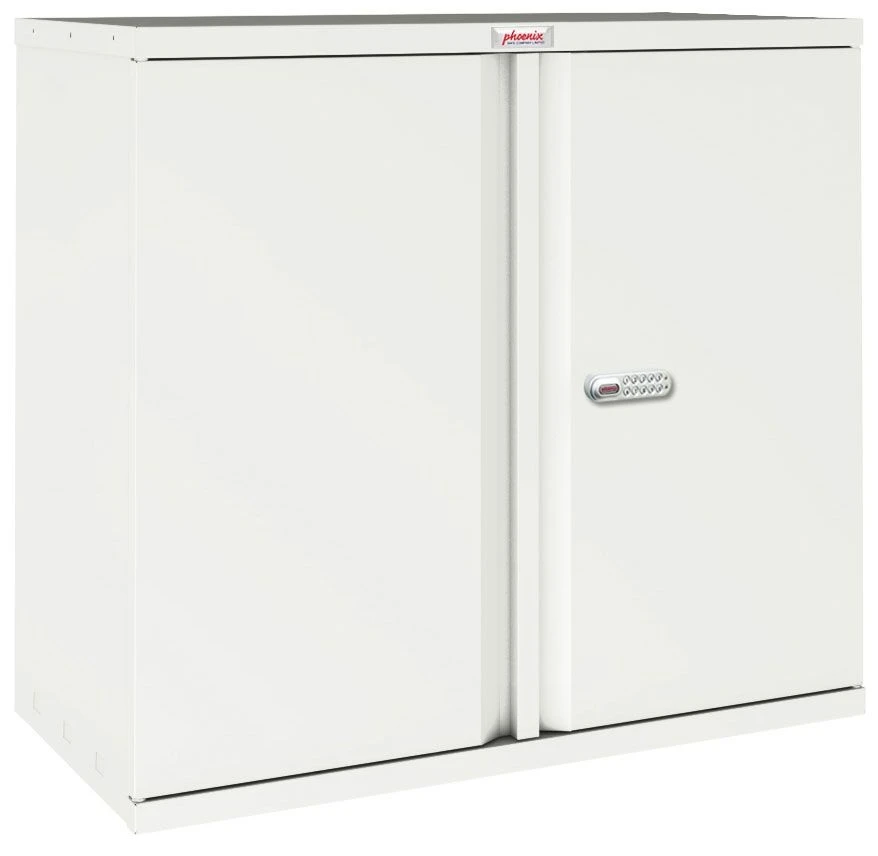 Phoenix SC Series Steel Storage Cupboards - 2 Door Cupboard 1 Shelf With Electronic Lock 3 Phoenix SC Series Steel Storage Cupboards - 2 Door Cupboard 1 Shelf With Electronic Lock