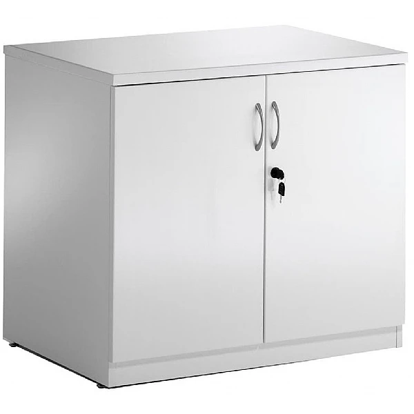 White Lumina High Gloss Double Door Cupboard 3 White Lumina High Gloss Double Door Cupboard