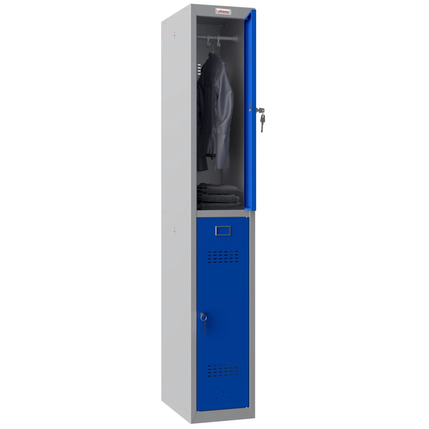 Phoenix PL Series Personal Lockers - 2 Door 1 Column With Key Lock 10 Phoenix PL Series Personal Lockers - 2 Door 1 Column With Key Lock - Image 8