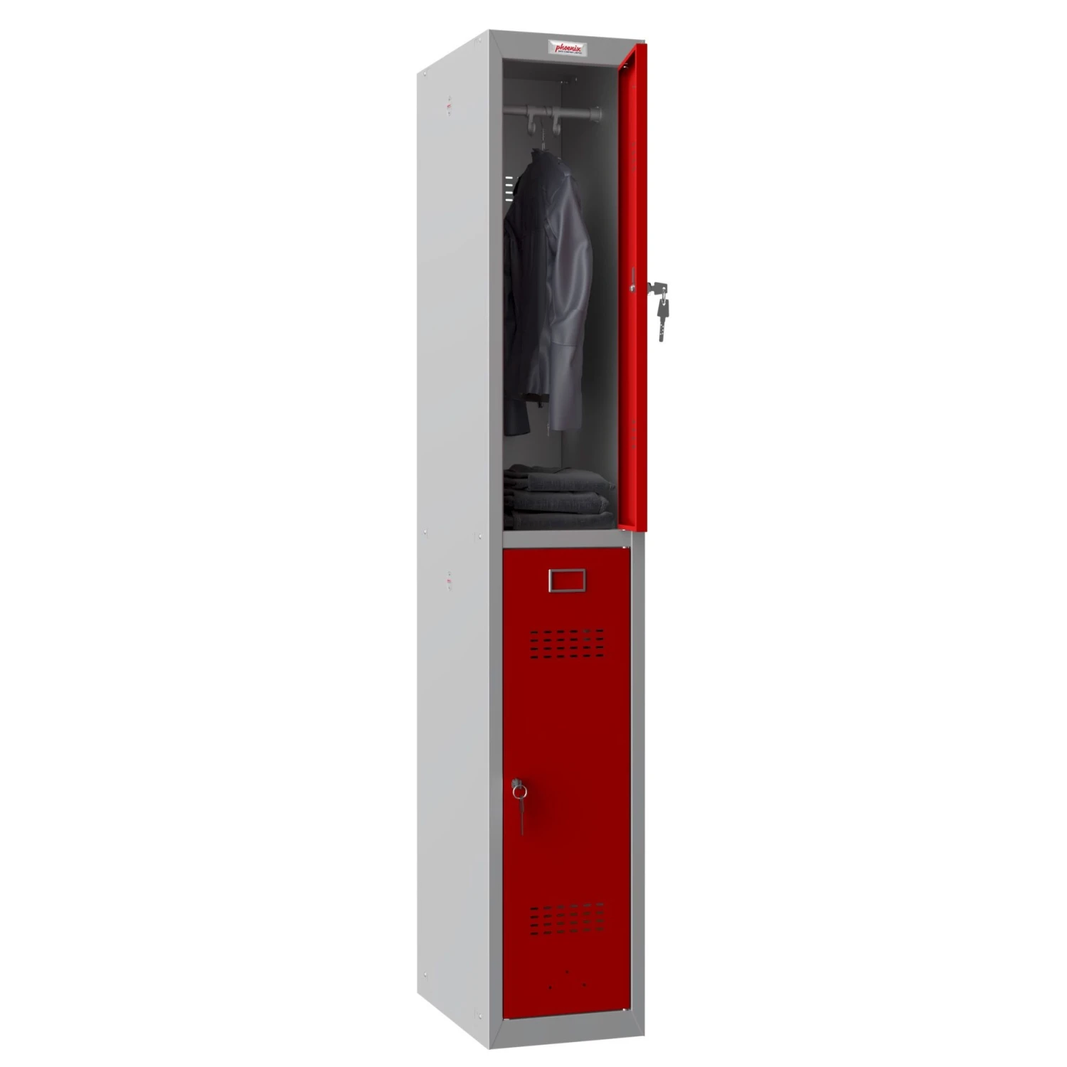 Phoenix PL Series Personal Lockers - 2 Door 1 Column With Key Lock 9 Phoenix PL Series Personal Lockers - 2 Door 1 Column With Key Lock - Image 7