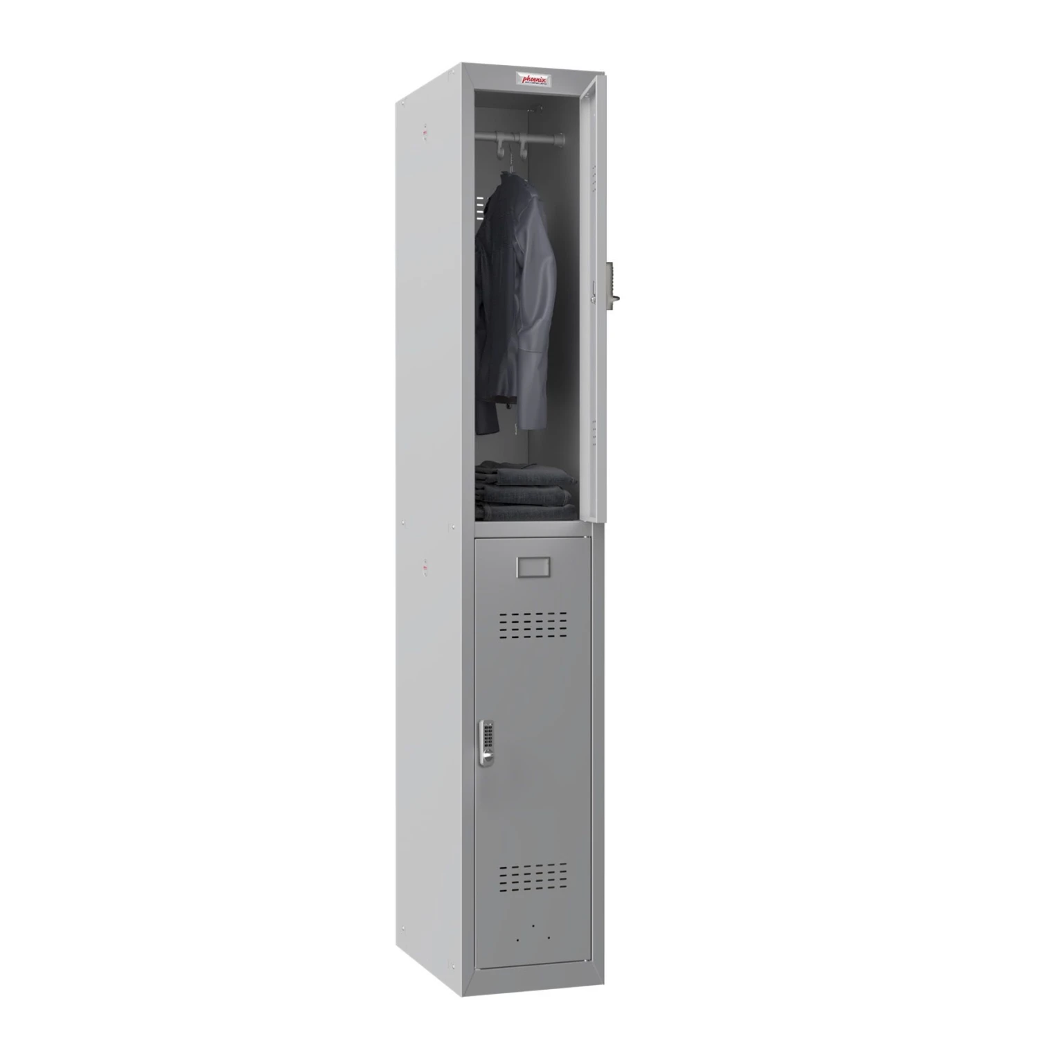 Phoenix PL Series Personal Lockers - 2 Door 1 Column With Electronic Lock 3 Phoenix PL Series Personal Lockers - 2 Door 1 Column With Electronic Lock