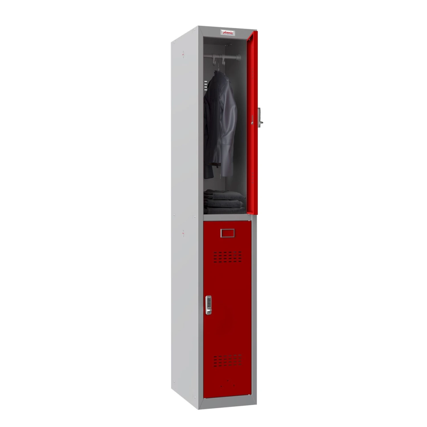 Phoenix PL Series Personal Lockers - 2 Door 1 Column With Electronic Lock 4 Phoenix PL Series Personal Lockers - 2 Door 1 Column With Electronic Lock - Image 2