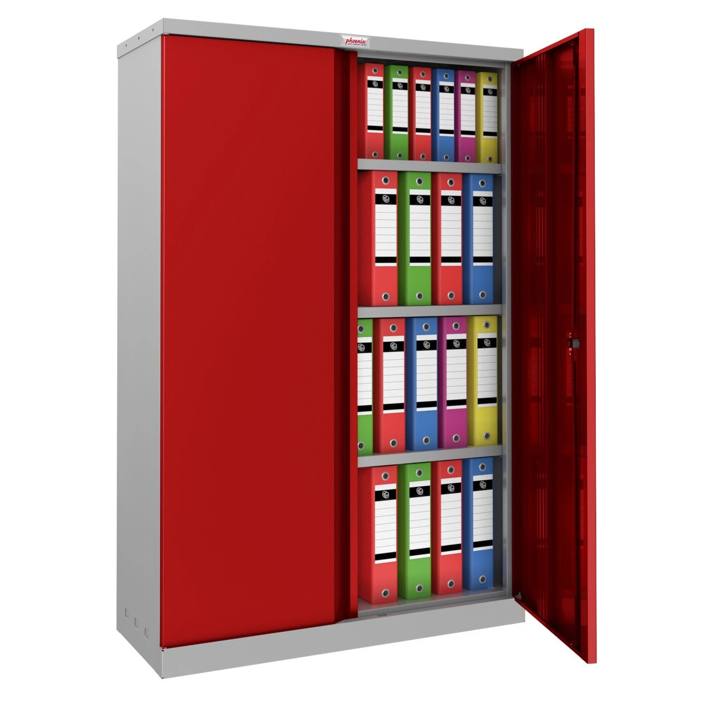 Phoenix SCL Series Steel Storage Cupboards - 2 Door 3 Shelf With Key Lock 8 Phoenix SCL Series Steel Storage Cupboards - 2 Door 3 Shelf With Key Lock - Image 6