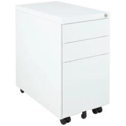 Karbon Steel Slimline Mobile Pedestals -Officefurnitureonline Store 110874