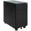 Karbon Steel Slimline Mobile Pedestals 2 Karbon Steel Slimline Mobile Pedestals -Officefurnitureonline Store 110875