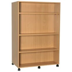 Mobile Double Sided Library Bookcase -Officefurnitureonline Store 115701
