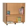 Mobile Double Sided Library Bookcase 2 Mobile Double Sided Library Bookcase -Officefurnitureonline Store 115702