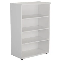 NEXT DAY Commerce II White Office Bookcases -Officefurnitureonline Store 116135