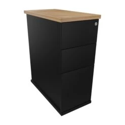 Presence Narrow Desk High Pedestals -Officefurnitureonline Store 117235